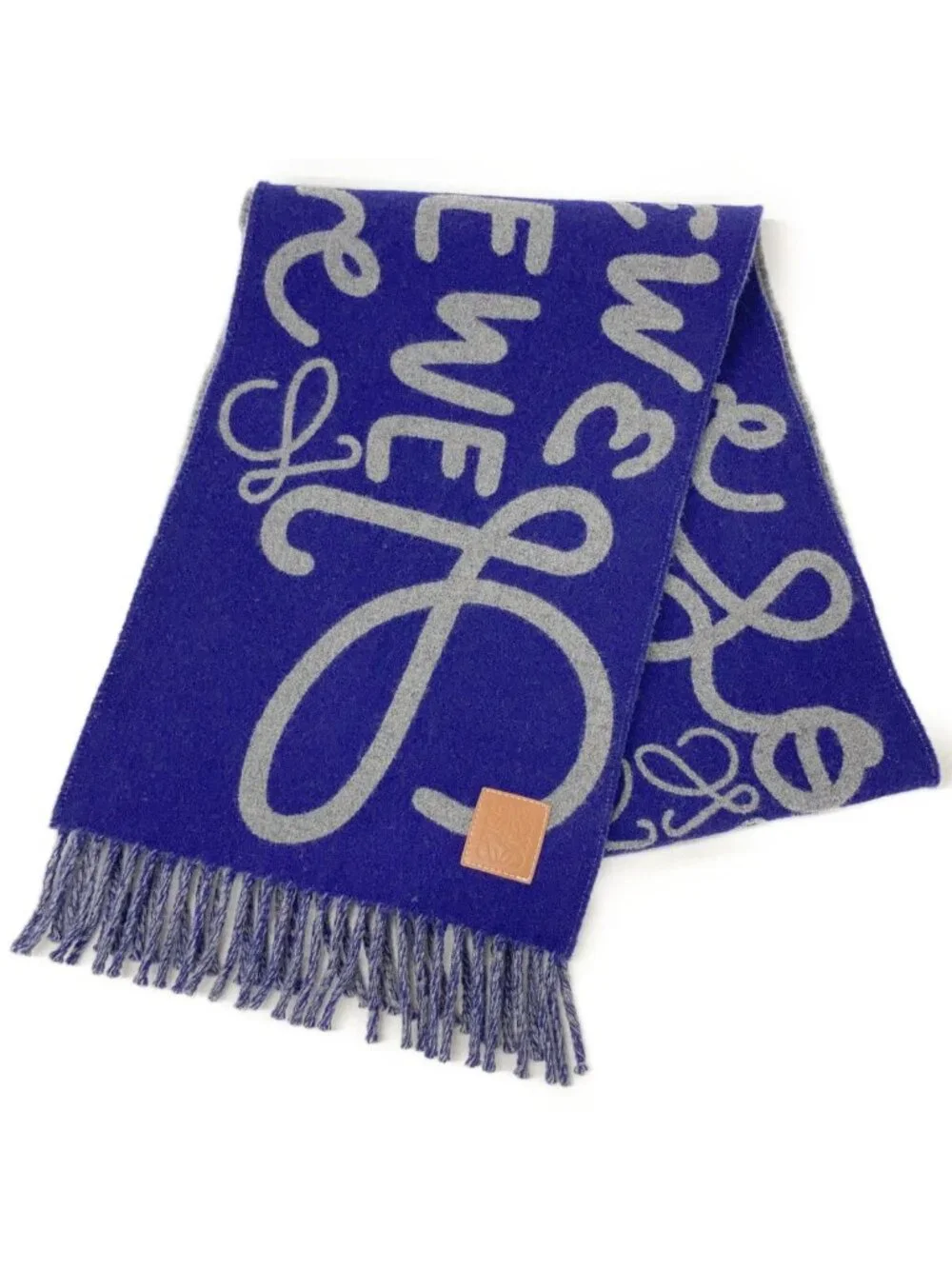 Loewe Wool Cashmere Reversible Scarf